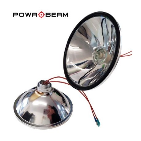 Powabeam Pre focused reflector + glass for PL175 7 inch spotlight