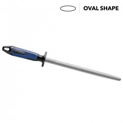 F DICK 10 Inch Oval Fine Cut Knife Sharpening Steel