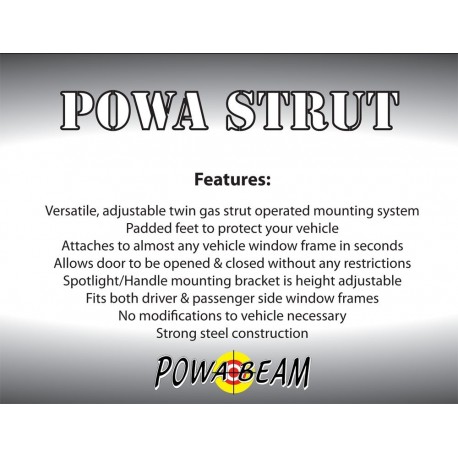 Powa Strut Spotlight Window Mount