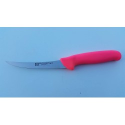 Eicker 6 inch semiflex boning knife pink handle