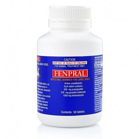 Buy FENPRAL 40kg Allwormer Tablet Online in Australia JS Enterprises